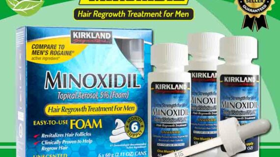 Jual Kirkland Minoxidil Obat Penumbuh Rambut di Tutuyan