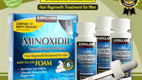 Jual Kirkland Minoxidil Obat Penumbuh Rambut di Siak